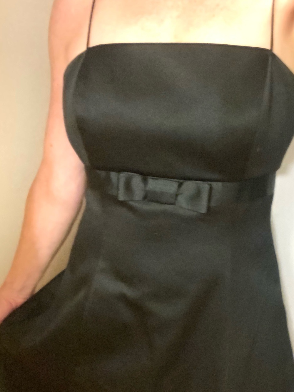 Elegant Classic David's Bridal Gown w/Grossgrain Ribbon Accent-Beautiful!
